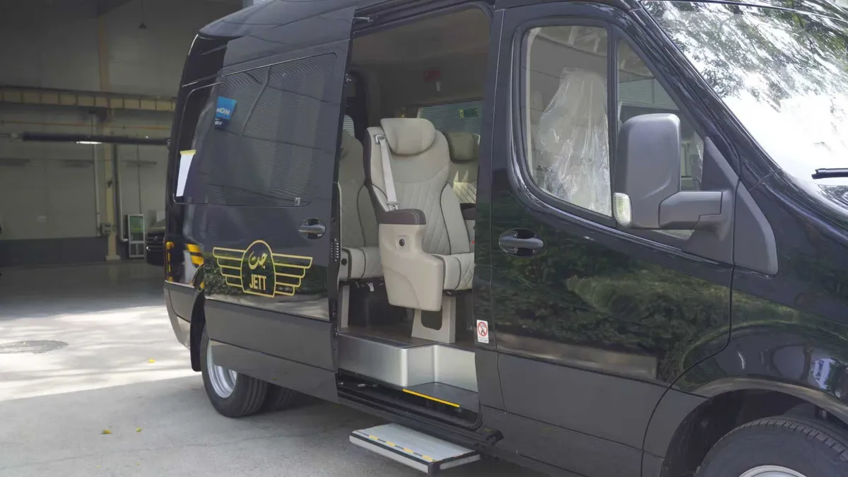 Executive VIP van available through our partner network — view 8