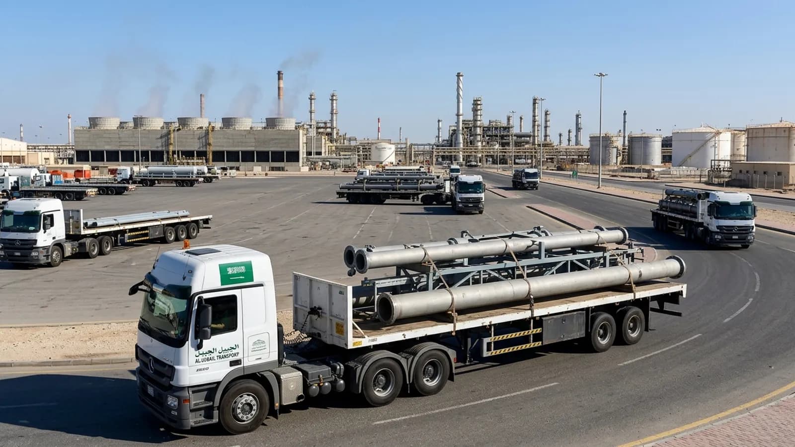 Car recovery in Jubail (سطحة الجبيل)